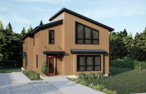 Fractal Architects - Narrow Lot Contemporary